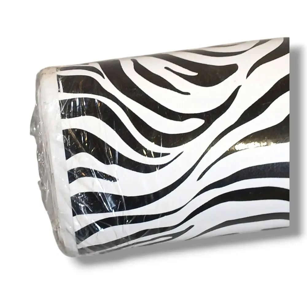 Duck Laminate Peel & Stick Contact Paper Set of 2 Rolls 20in x 22ft Zebra Print